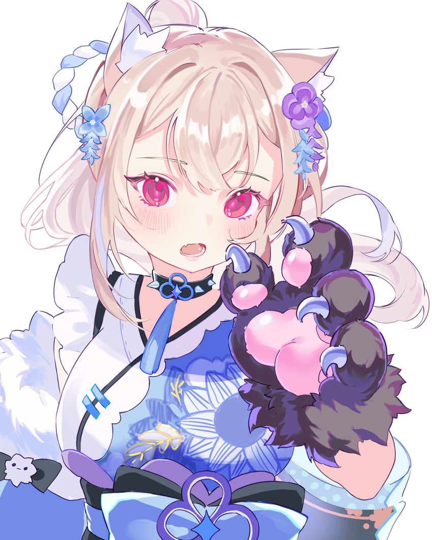 fuwawa abyssgard (hololive and 1 more) drawn by moehime