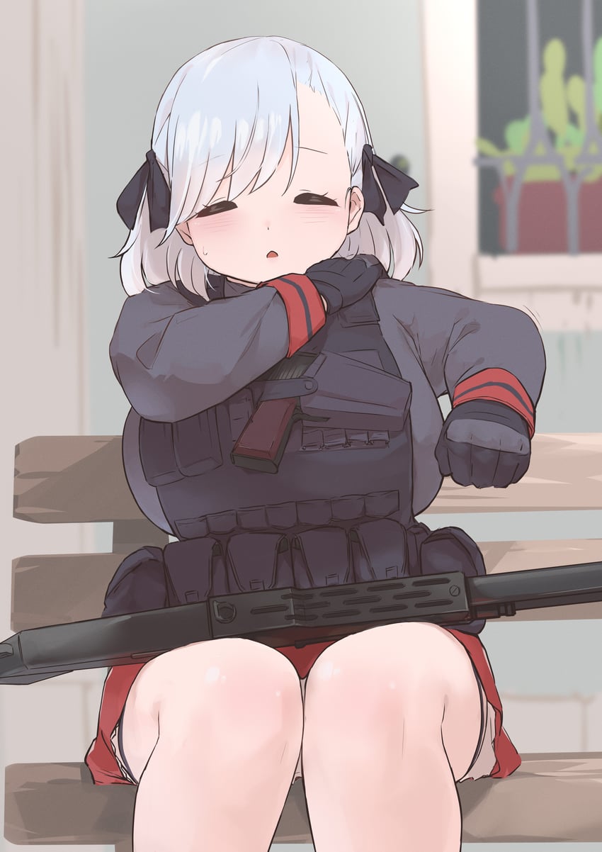 spas-12 and sabrina (girls' frontline and 1 more) drawn by painnico