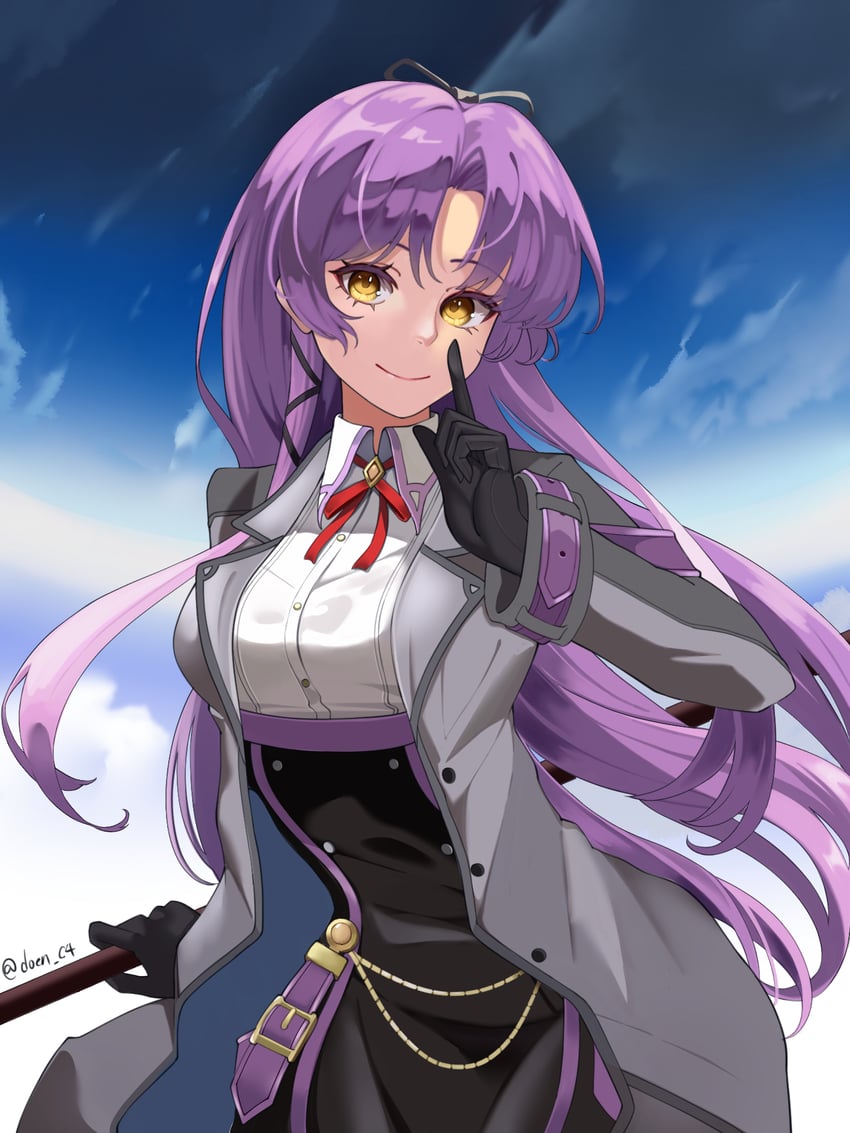 renne (eiyuu densetsu and 2 more) drawn by doen_c4