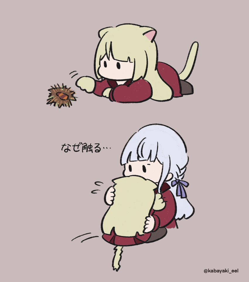 kon kanaho and miyagawa takane (assault lily) drawn by kabayaki_(kabayaki_eel)