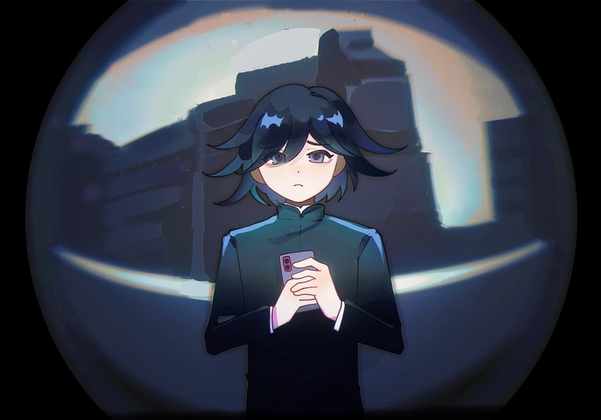 oma kokichi (danganronpa and 2 more) drawn by sanyue_bingbing