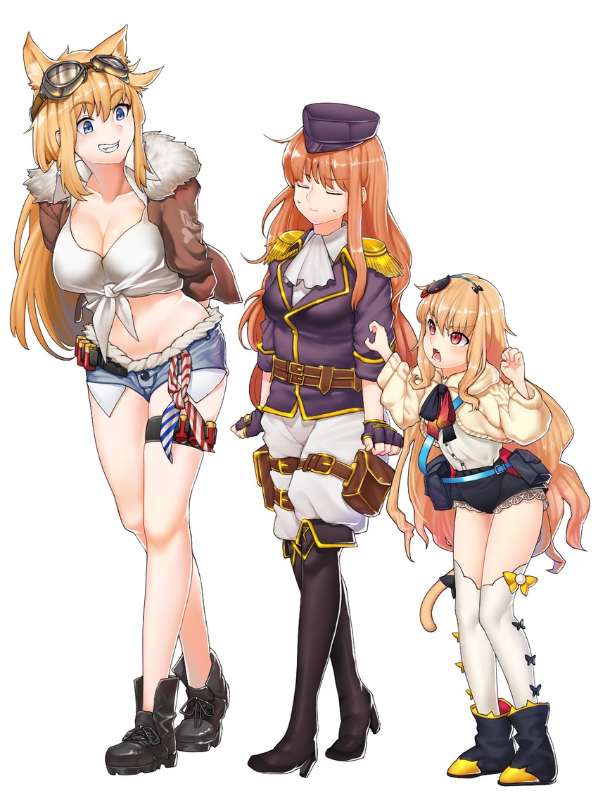 m500, t65, and sig-510 (girls' frontline) drawn by sd_bigpie