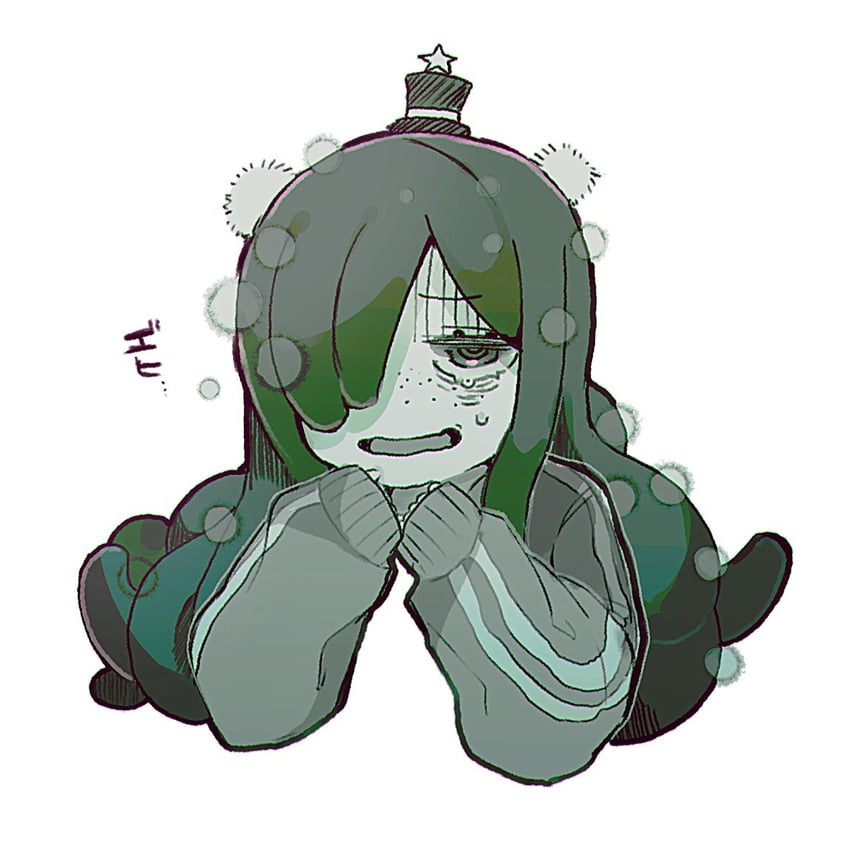 puniru and less kawaii than all the garbage in the world puniru (puniru wa kawaii slime) drawn by bakuhatsu_shisan