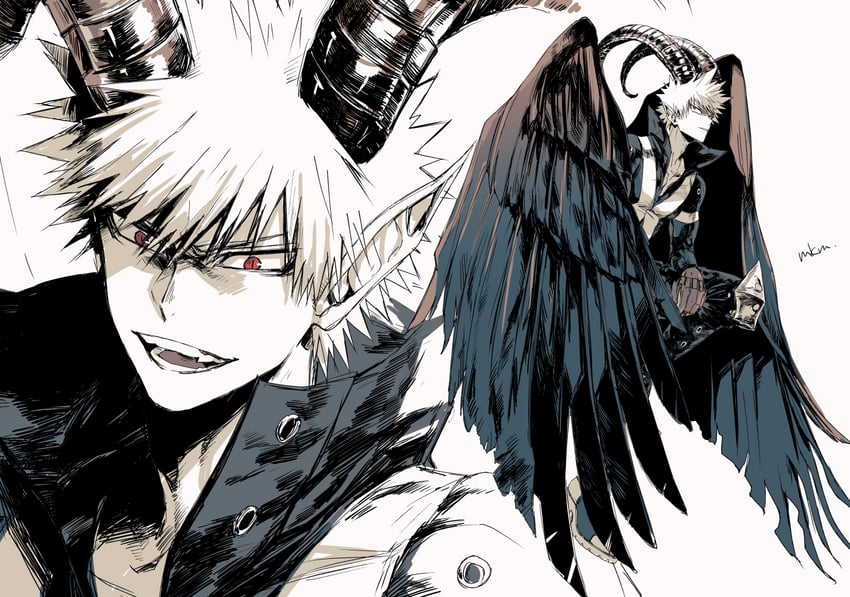 bakugou katsuki (boku no hero academia) drawn by mkm_(mkm_storage)