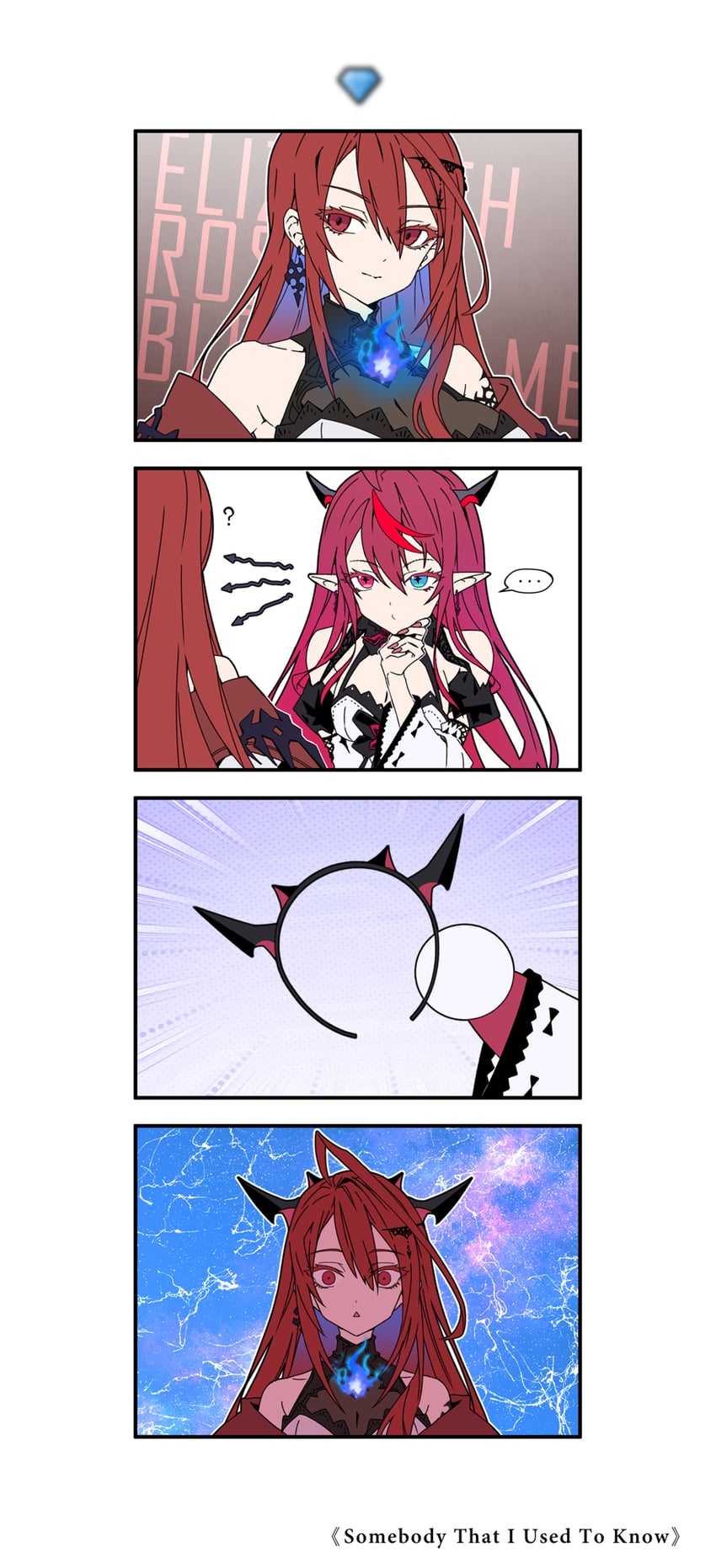 irys and elizabeth rose bloodflame (hololive and 2 more) drawn by taka_t