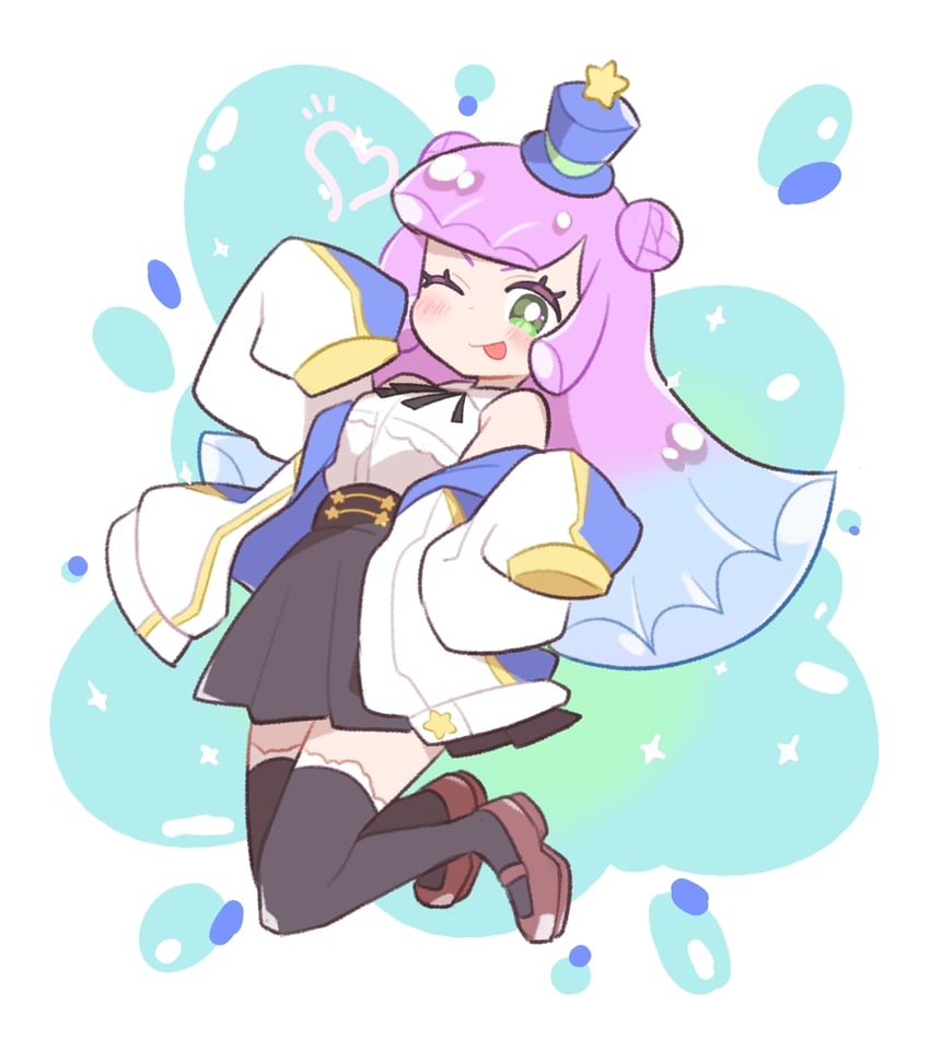 puniru and slightly mature kawaii puniru (puniru wa kawaii slime) drawn by altorealize