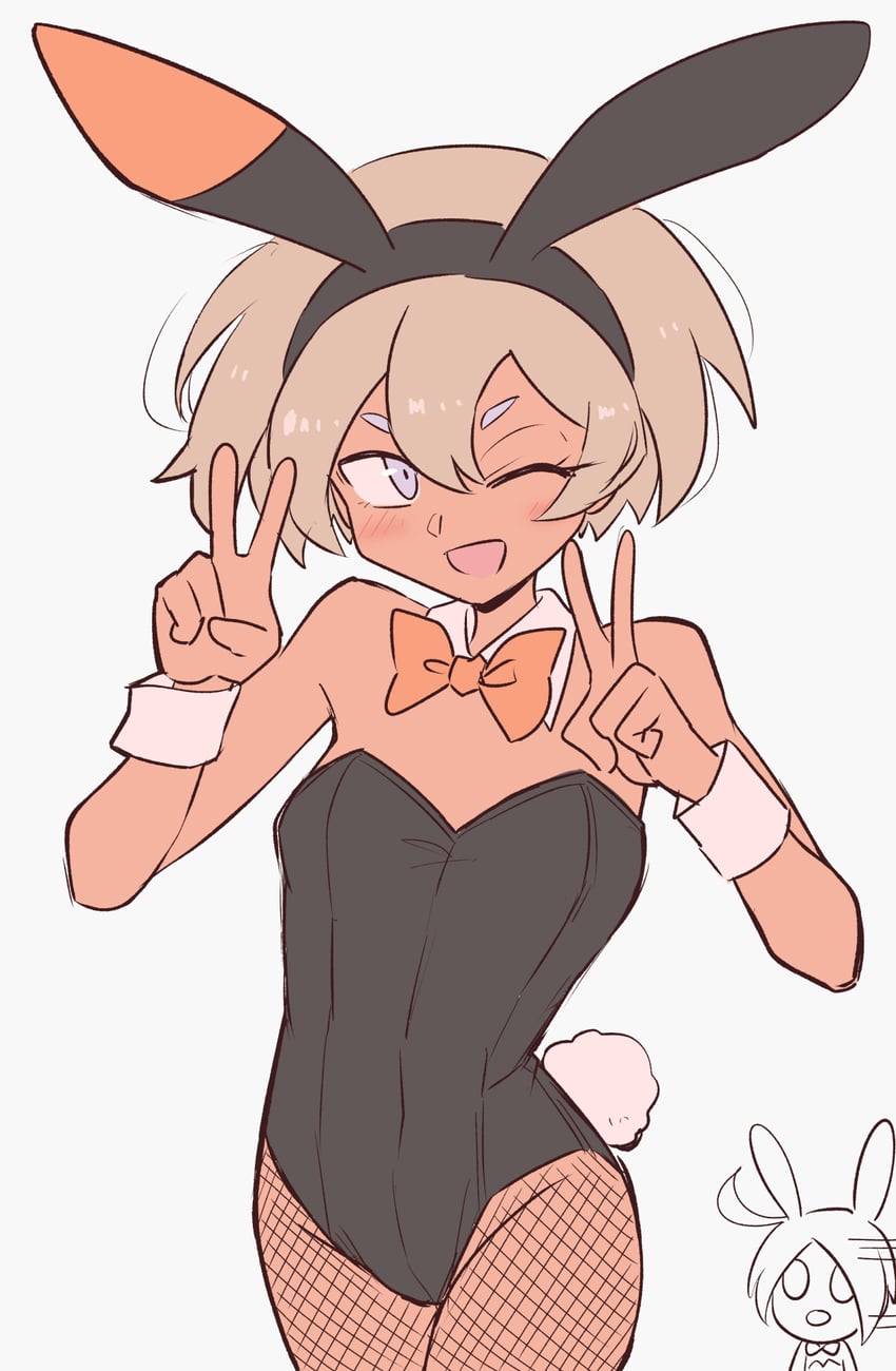 bea and allister (pokemon and 1 more) drawn by kurachi_mizuki