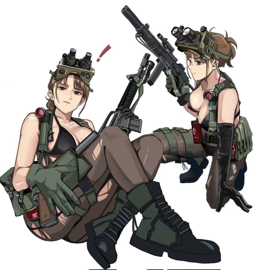 quiet (metal gear and 1 more) drawn by wani_(perfect_han)
