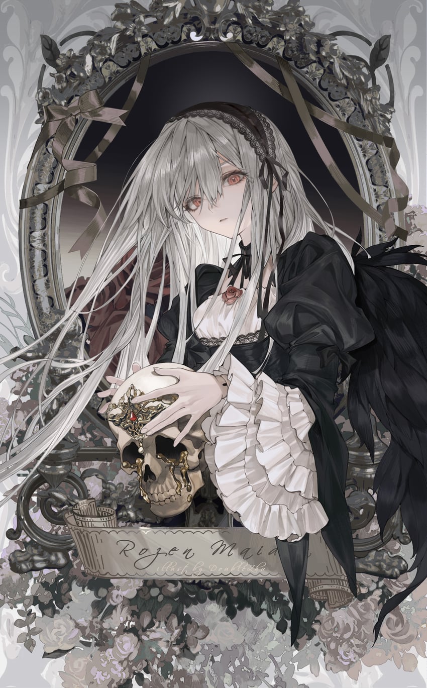 suigintou (rozen maiden) drawn by youamo | Danbooru