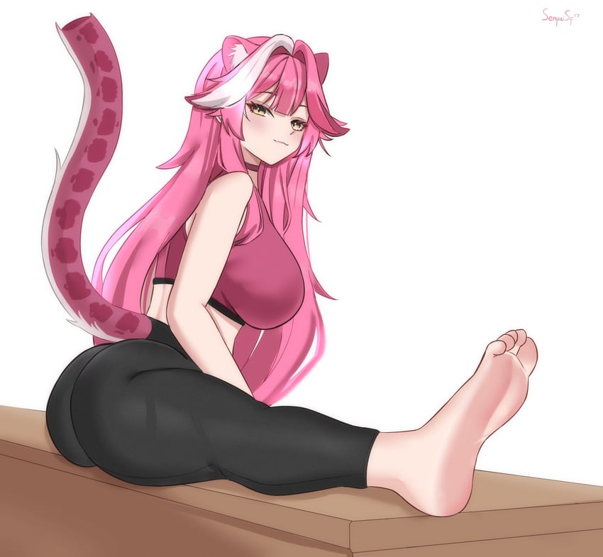 raora panthera (hololive and 1 more) drawn by senpaisif