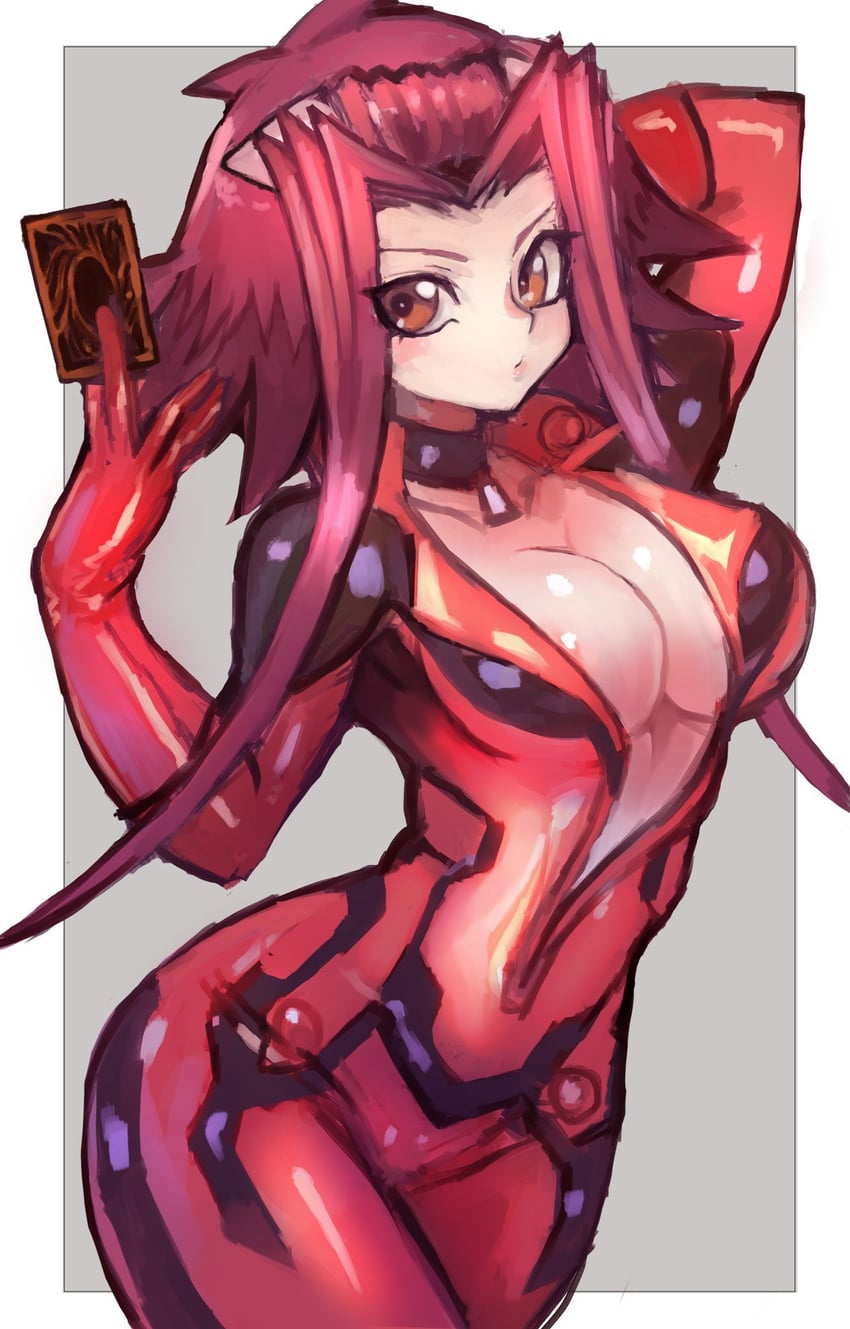 izayoi aki (yu-gi-oh! and 1 more) drawn by dakusuta
