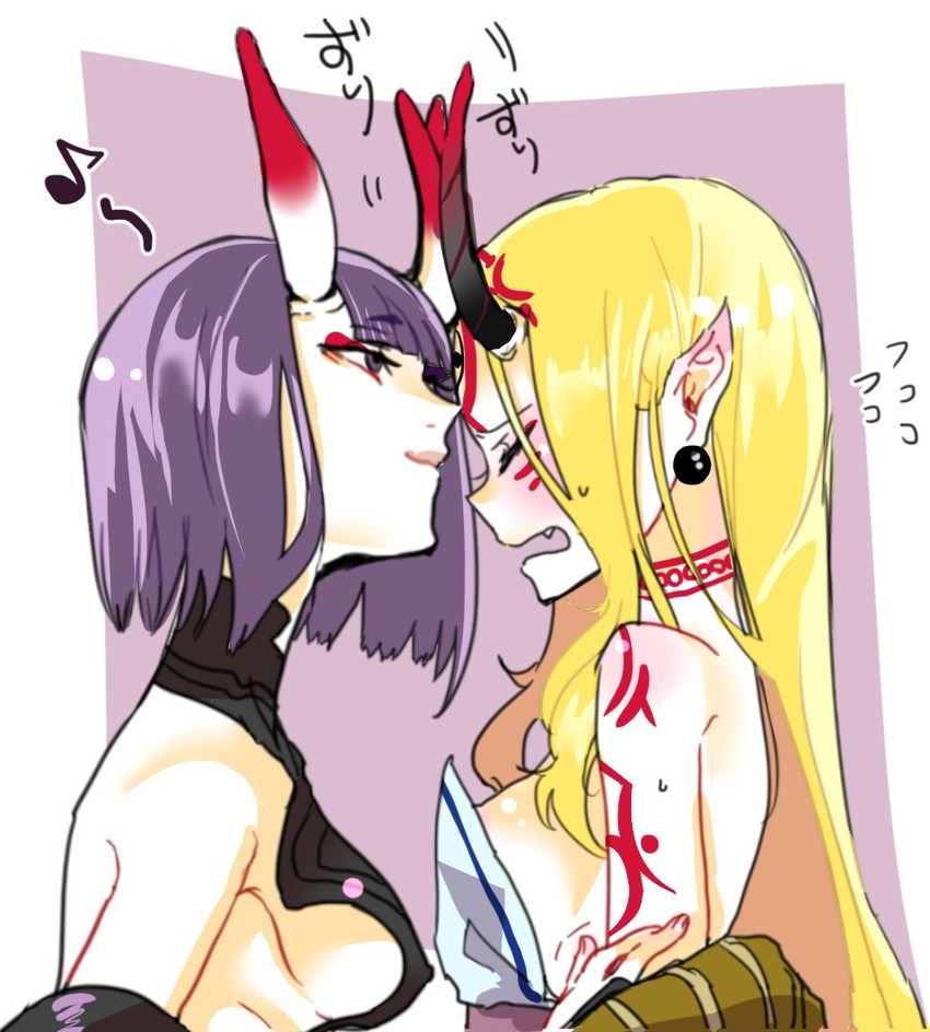 shuten douji and ibaraki douji (fate and 1 more) drawn by yomi_taruto