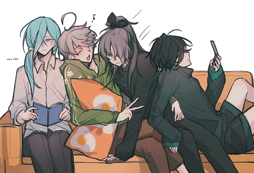 ainchase ishmael, richter, herrscher, opferung, and bluhen (elsword) drawn by virtual-ocean