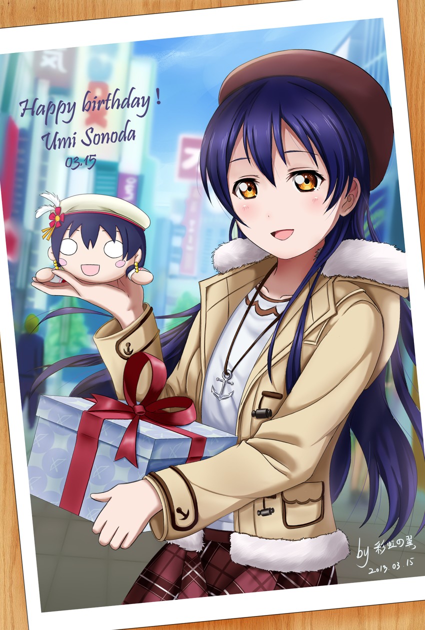 sonoda umi (love live! and 1 more) drawn by xiaoxin041590