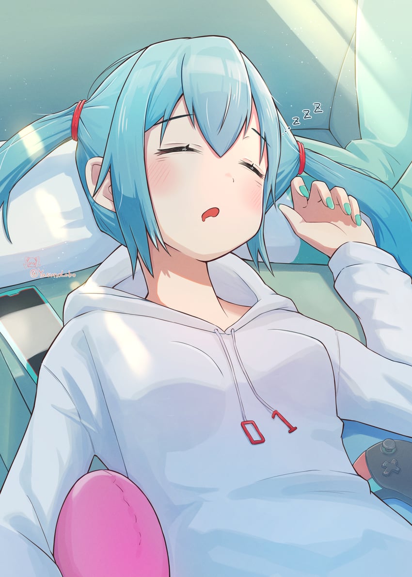 hatsune miku (vocaloid) drawn by yasuno-labo
