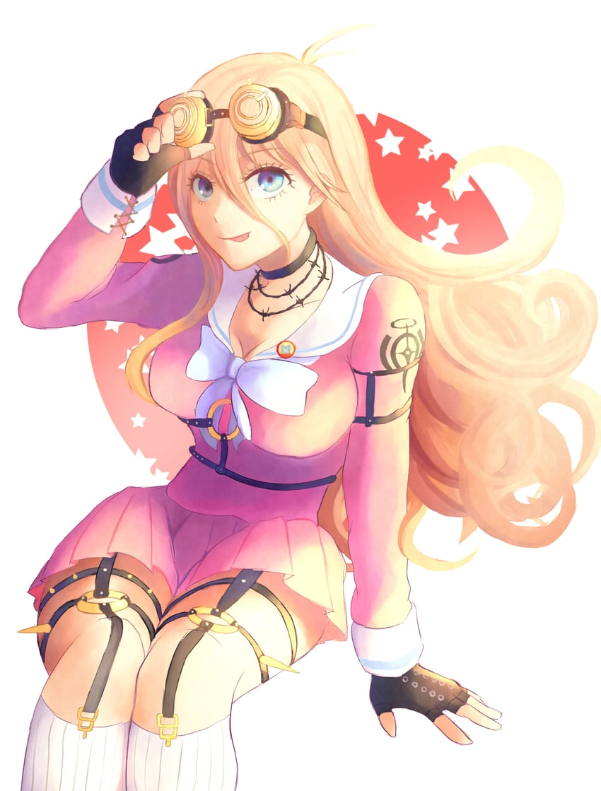 iruma miu (danganronpa and 1 more) drawn by touko_(color-palette)