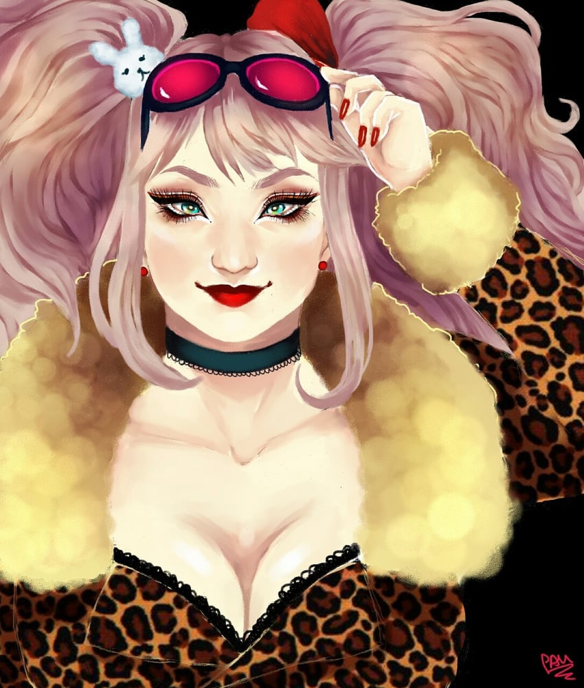 enoshima junko (danganronpa and 1 more) drawn by paulimiel