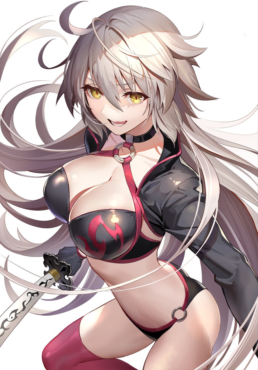 jeanne d'arc alter (fate and 1 more) drawn by teffish