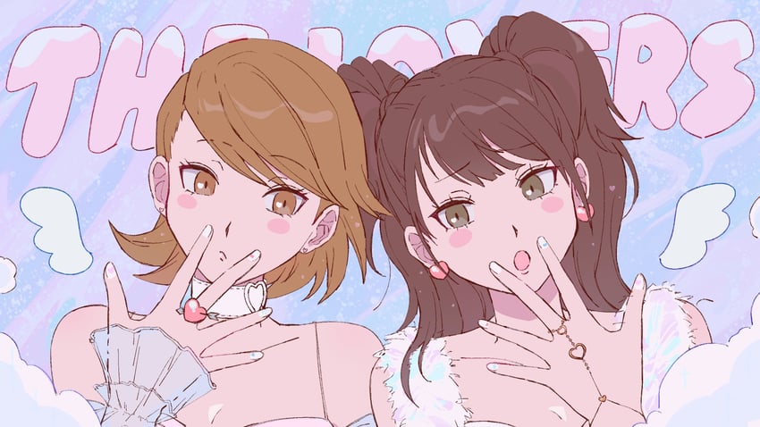 kujikawa rise and takeba yukari (persona and 2 more) drawn by usa_(kawaii_152cm)