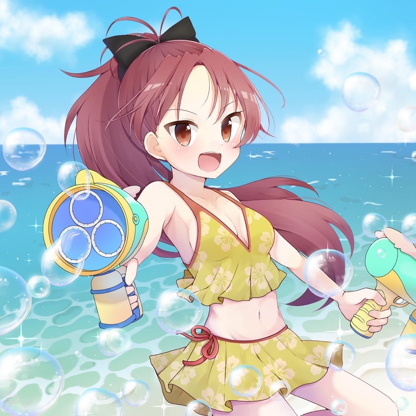sakura kyoko (mahou shoujo madoka magica) drawn by happy_candy_ooo