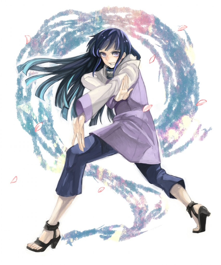 hyuuga hinata (naruto and 1 more) drawn by czc_(deko)