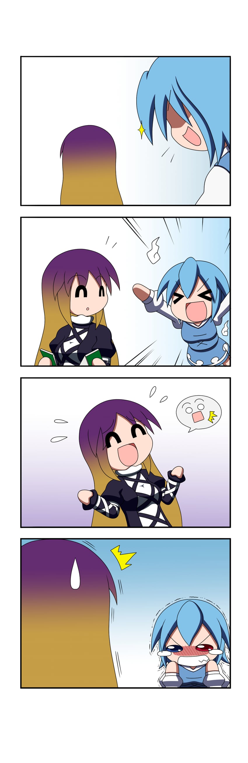 tatara kogasa and hijiri byakuren (touhou) drawn by rakugaki-biyori