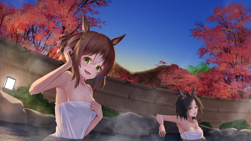 fine motion and air shakur (umamusume) drawn by basil_yuzune