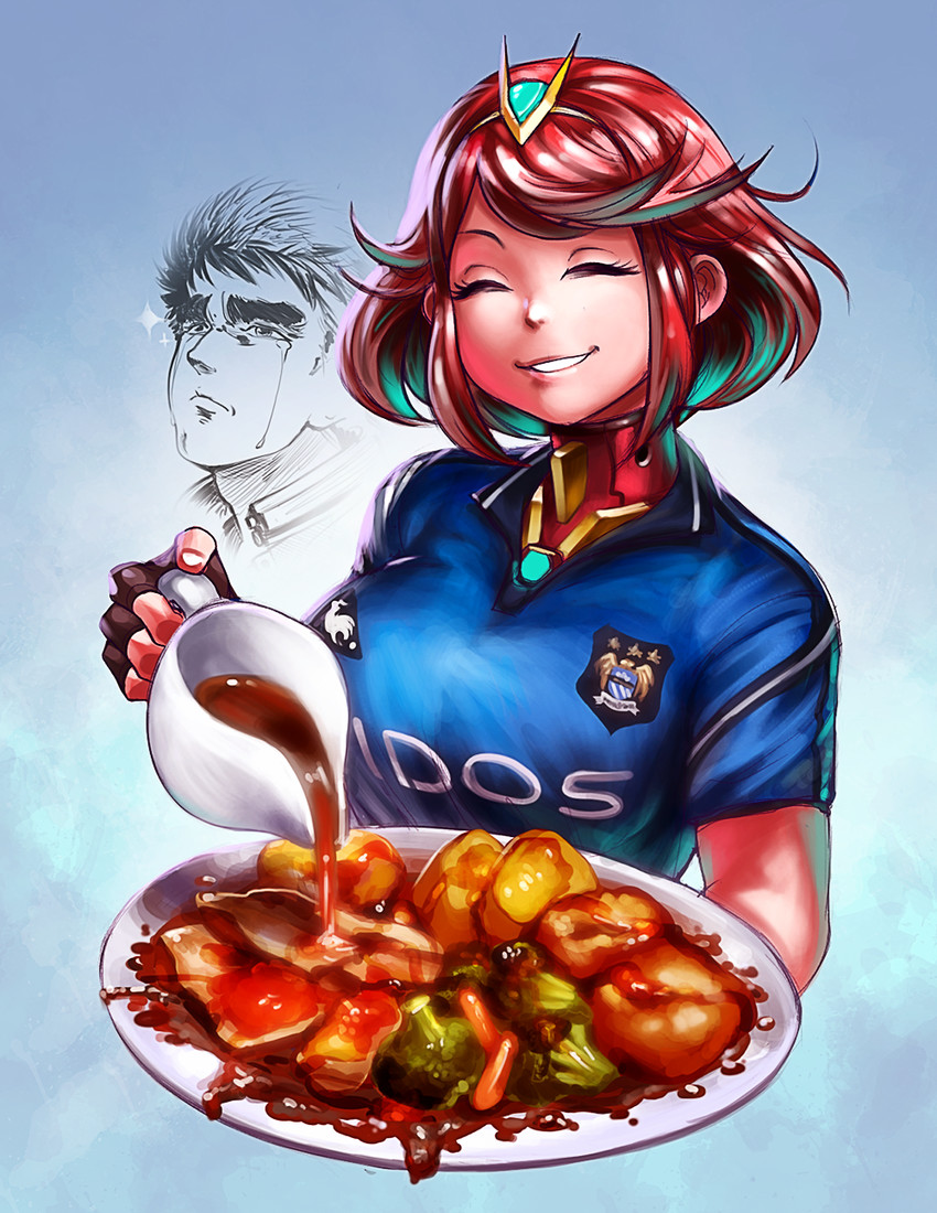 pyra (xenoblade chronicles and 3 more) drawn by voodoothur