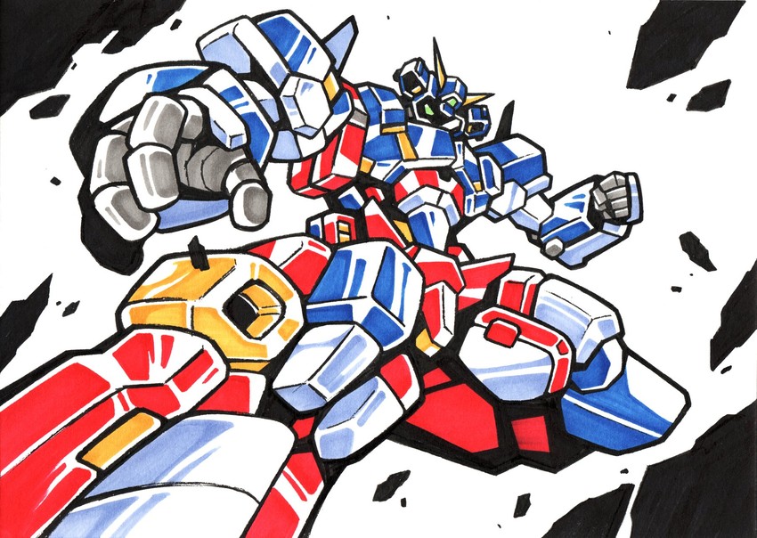 srx (super robot wars and 1 more) drawn by hamuten_(hmltzero)