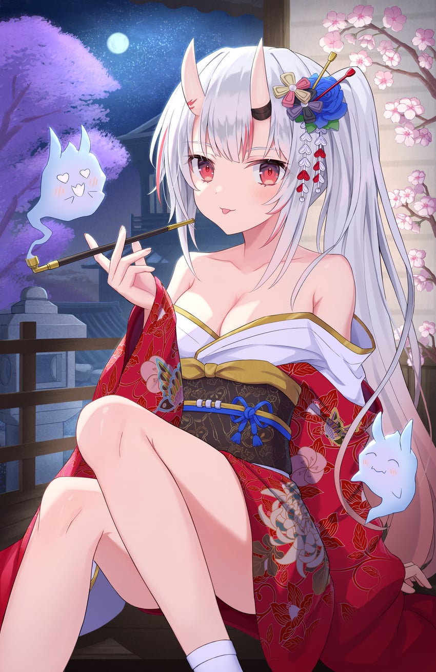 nakiri ayame, shiranui, and karma (hololive) drawn by oridays