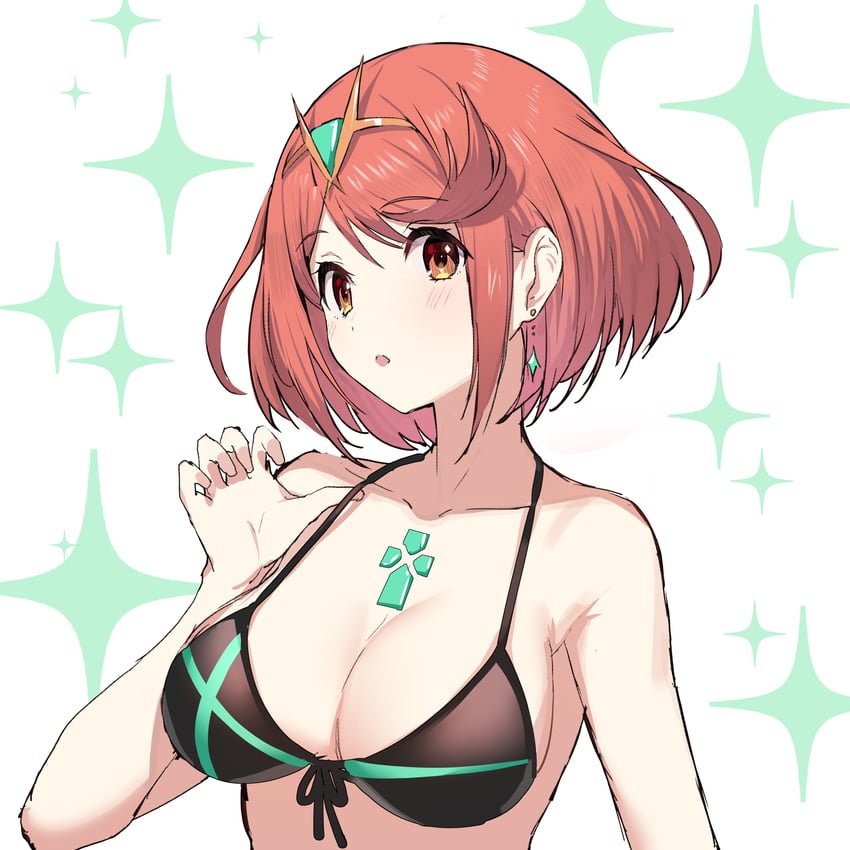 pyra (xenoblade chronicles and 1 more) drawn by green322