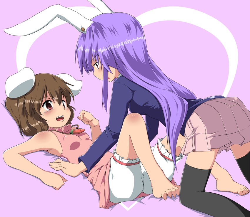 reisen udongein inaba and inaba tewi (touhou) drawn by noa_(nagareboshi)