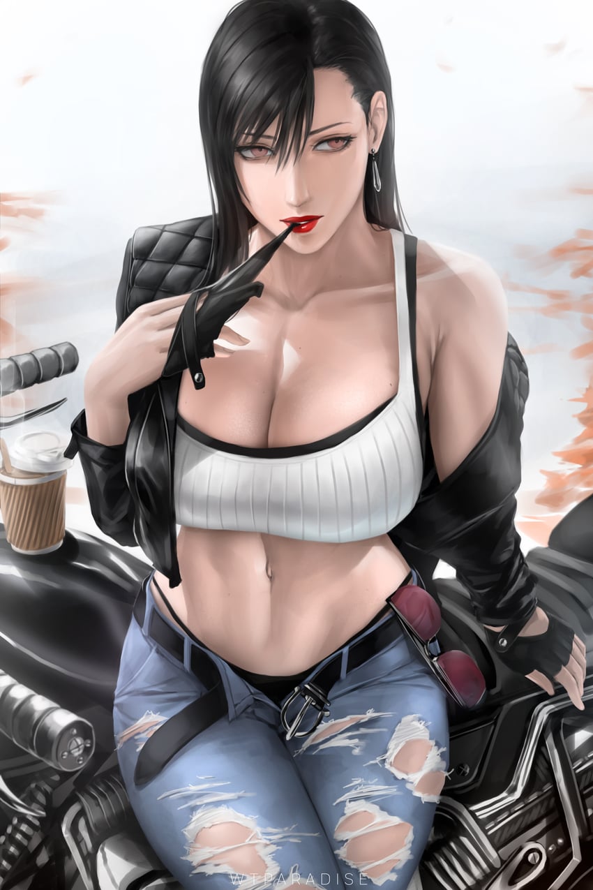 tifa lockhart (final fantasy and 1 more) drawn by wtparadise