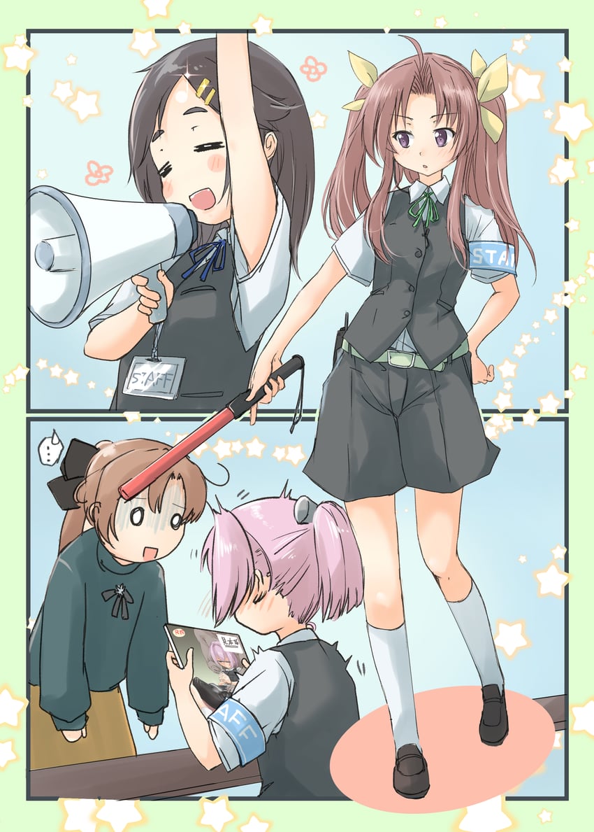 shiranui, kagerou, kuroshio, and akigumo (kantai collection) drawn by fyuo