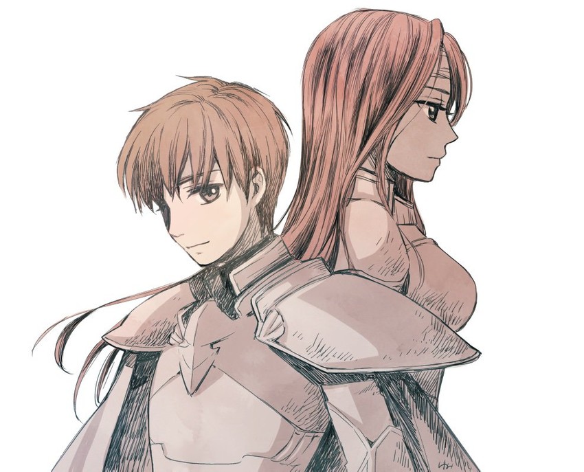 leif and altena (fire emblem and 2 more) drawn by hira_(otemoto84)