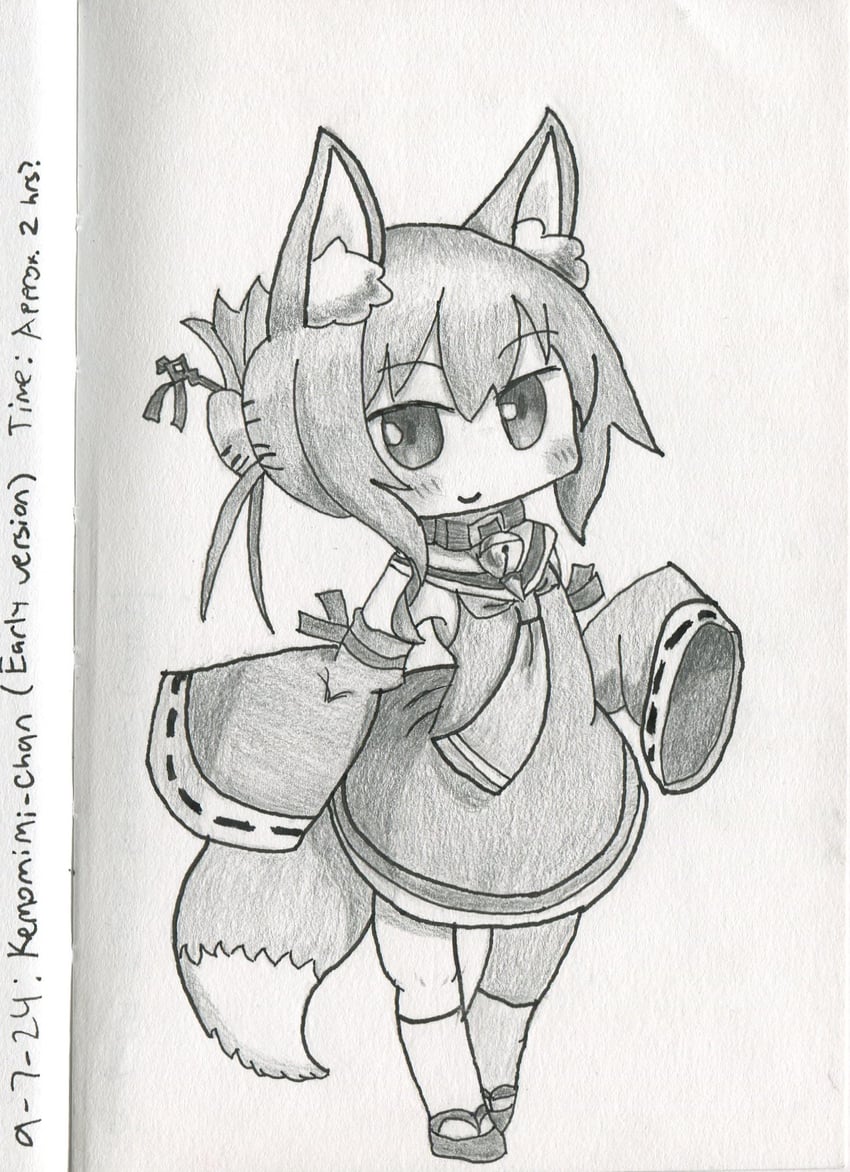 kemomimi-chan (original) drawn by kitsuness682