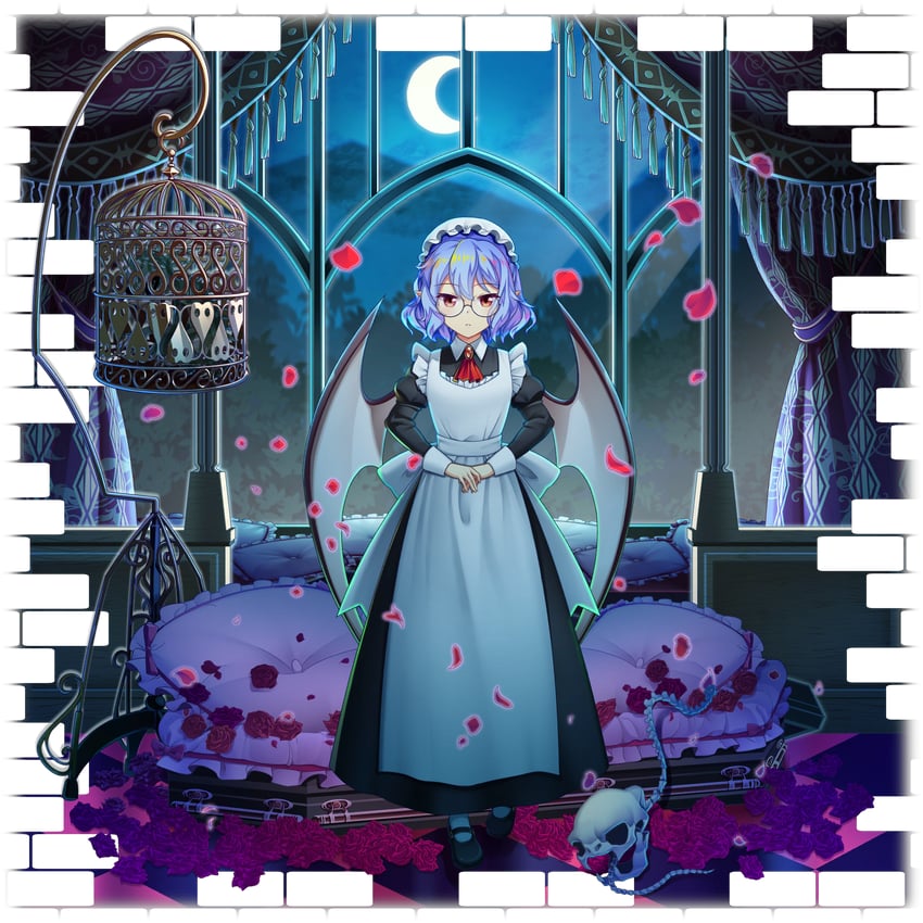 remilia scarlet (touhou and 1 more) drawn by rotte_(1109)