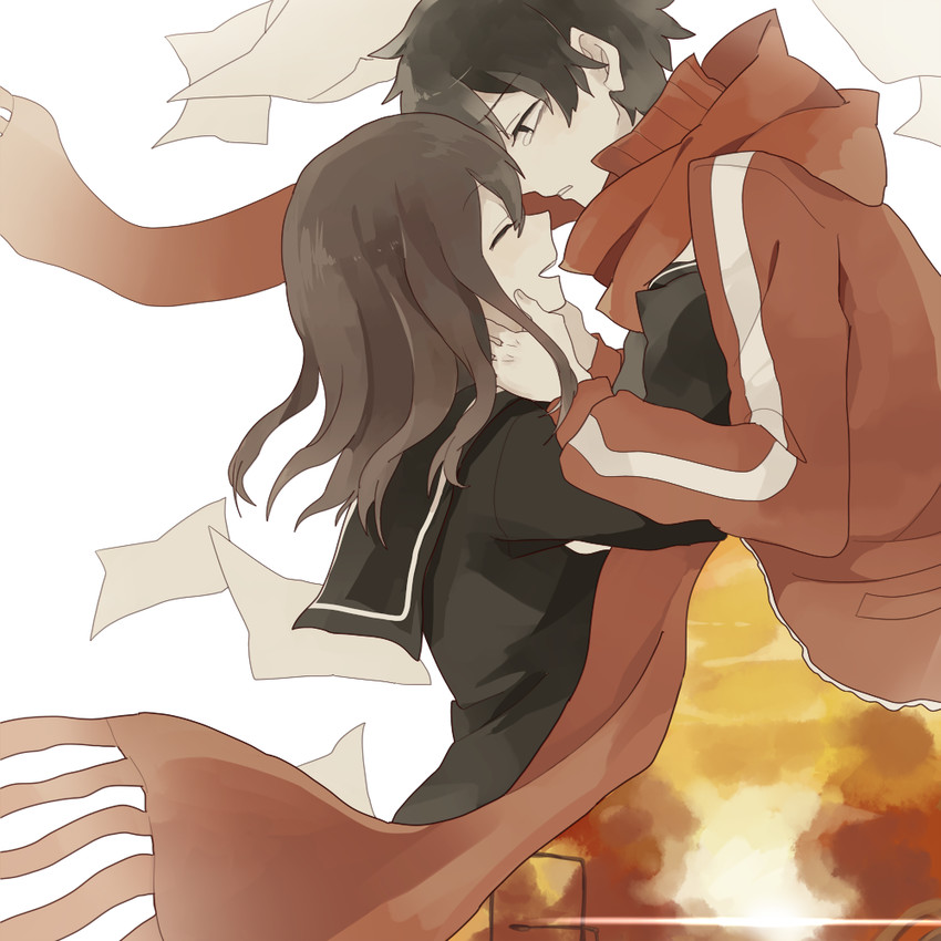 tateyama ayano and kisaragi shintarou (kagerou project) drawn by xi_yuu