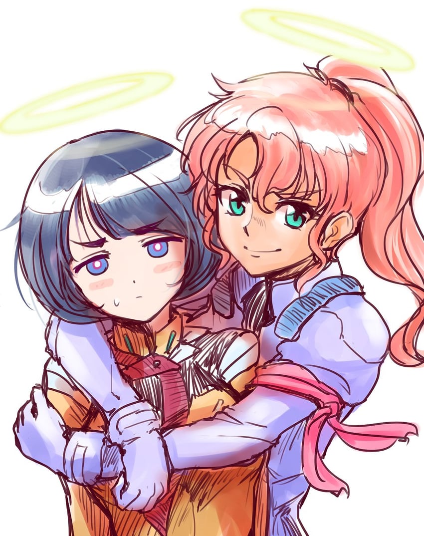 shiiko sugai and kate bush (gundam and 2 more) drawn by rsk