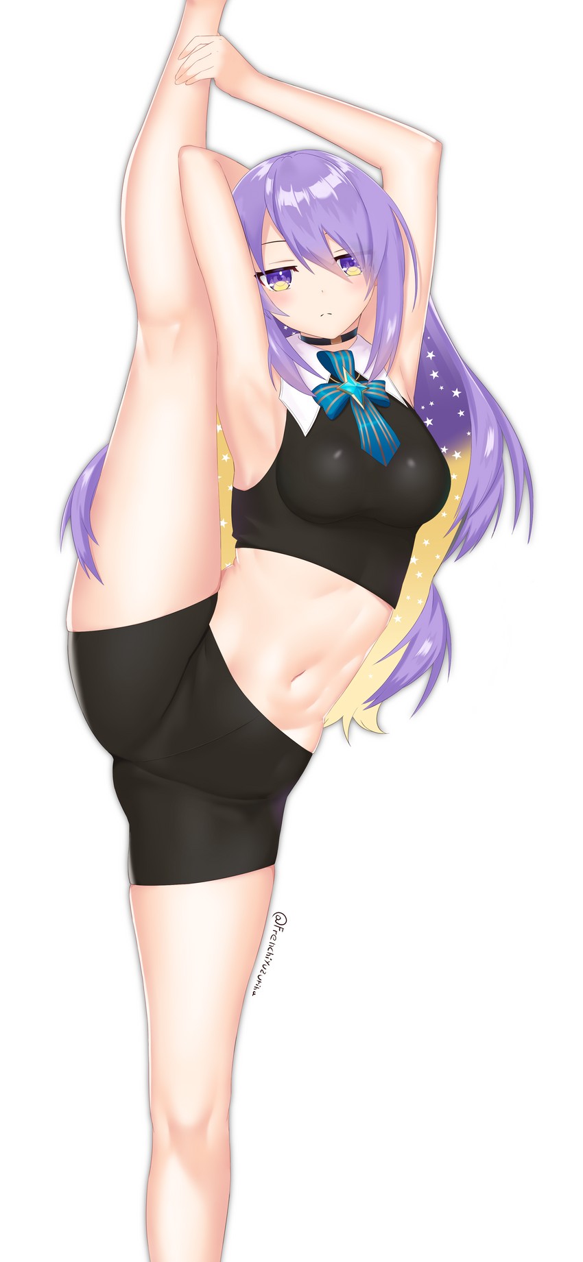 moona hoshinova (hololive and 1 more) drawn by frenchi_yuzuriha