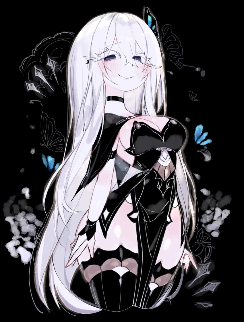 echidna (re:zero kara hajimeru isekai seikatsu and 1 more) drawn by usa37107692