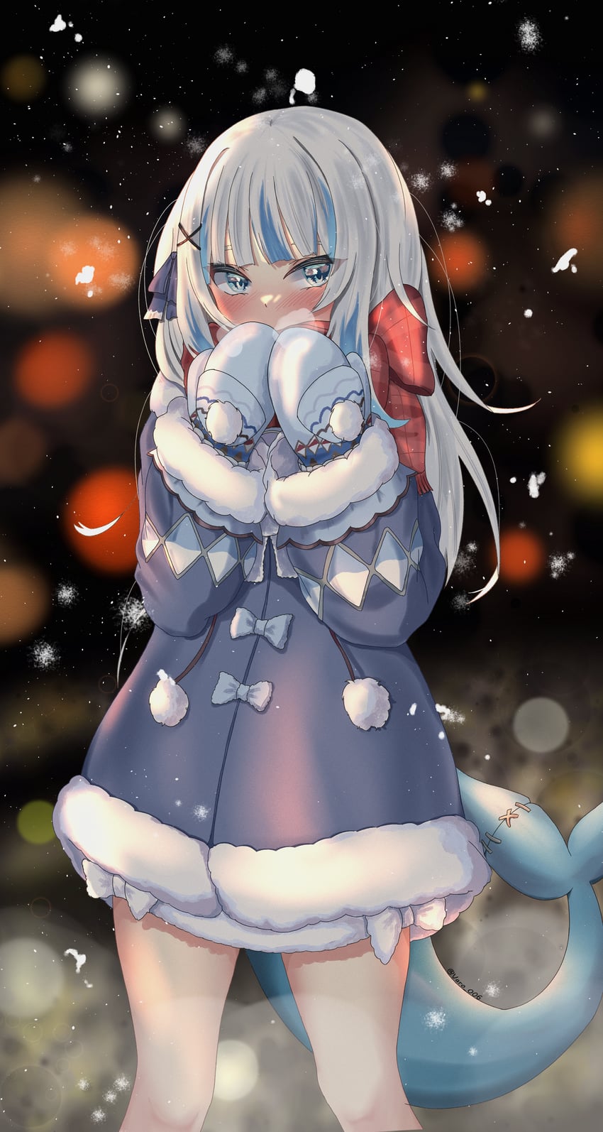 gawr gura (hololive and 1 more) drawn by varo_006