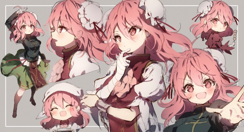 ibaraki kasen (touhou and 1 more) drawn by piyokichi