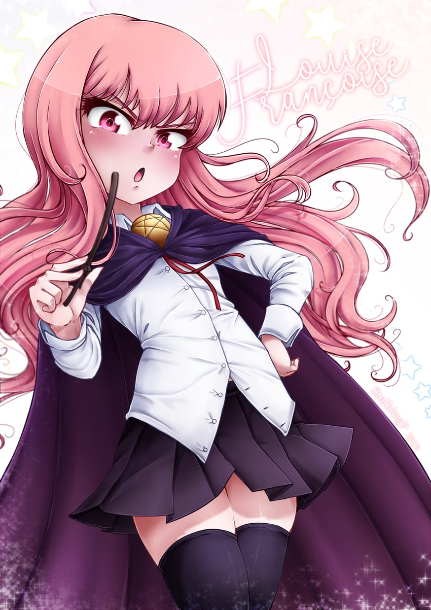 louise francoise le blanc de la valliere (zero no tsukaima) drawn by stalkingp