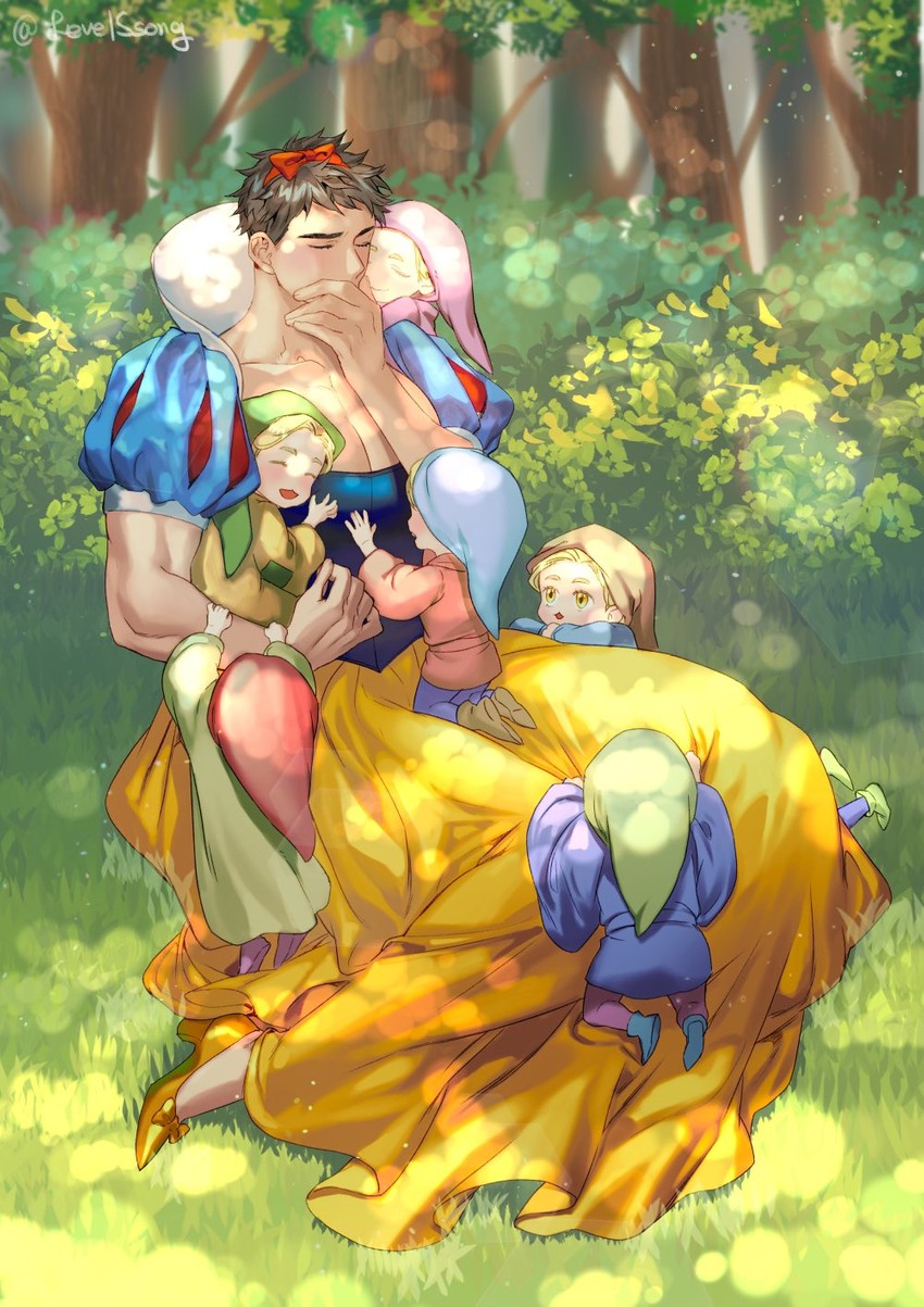 snow white (snow white and the seven dwarfs) drawn by ssong-ga