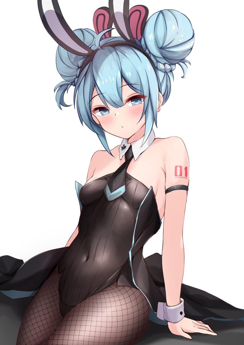 hatsune miku and bicute bunnies miku (vocaloid) drawn by xiaodai_lonely