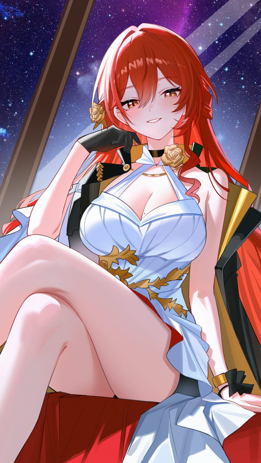 himeko (honkai and 1 more) drawn by yueyueyue_yao