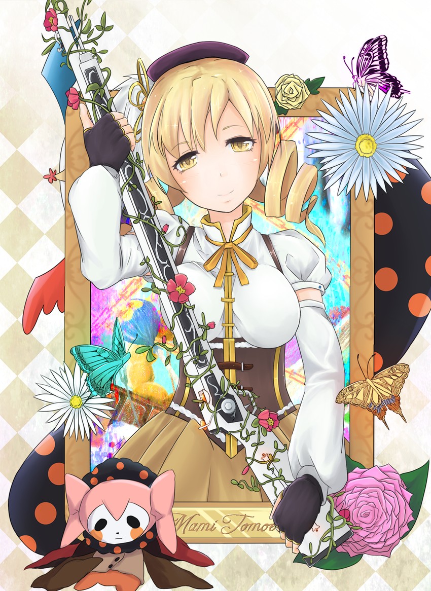 tomoe mami and charlotte (mahou shoujo madoka magica) drawn by vinny_(8vin88)