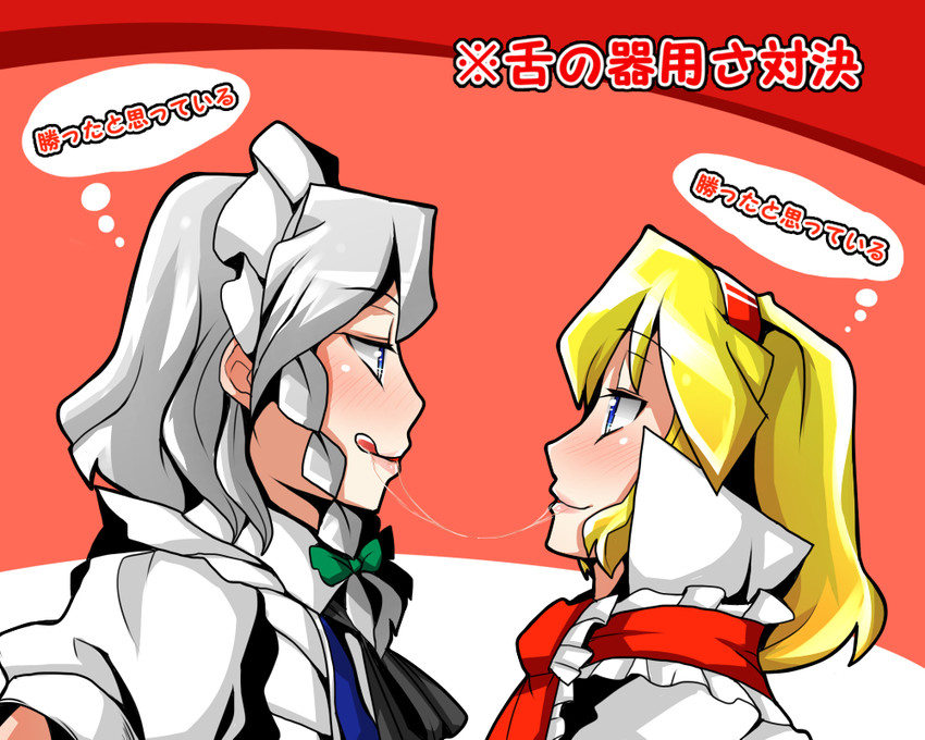 izayoi sakuya and alice margatroid (touhou) drawn by sei_(kaien_kien)