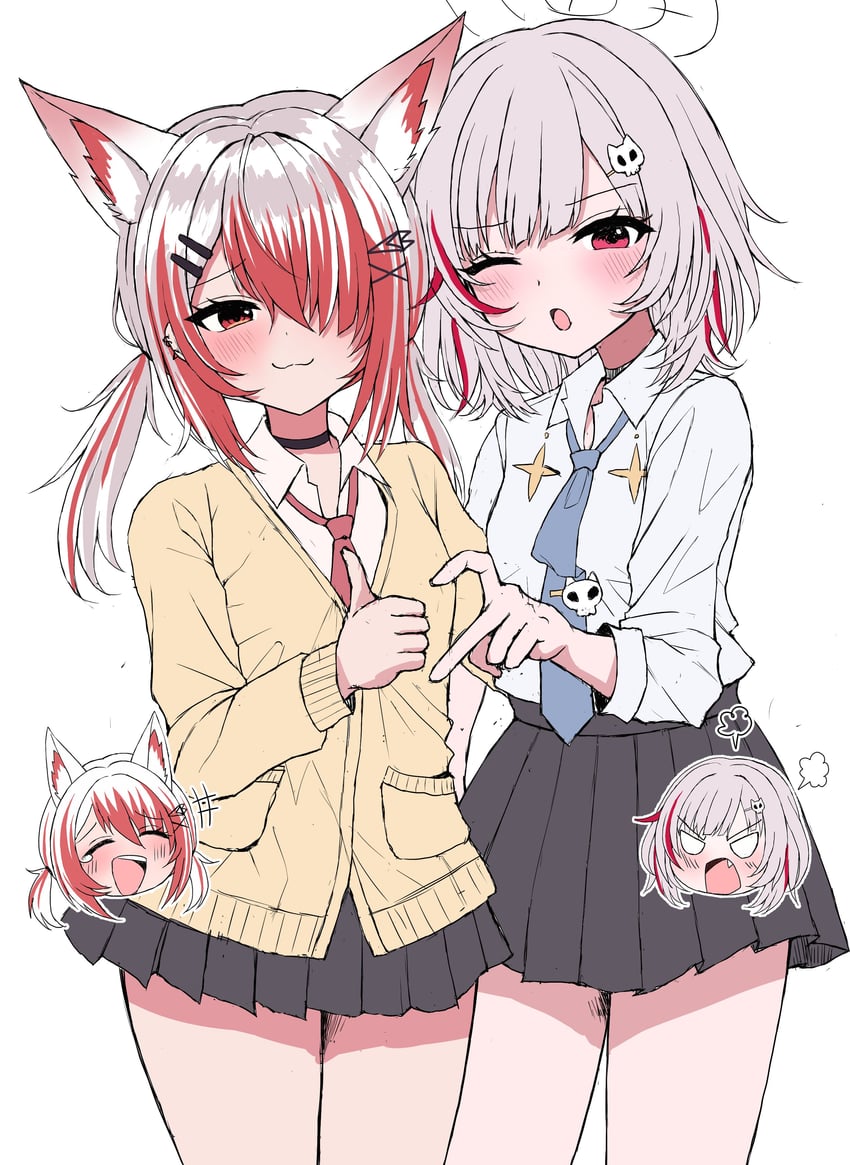 dtto. and syusetu kohaku (vee and 1 more) drawn by minami_(minami_summer)